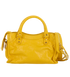 Mini City Bag, £475, Handbags, Yellow, Leather, Back view